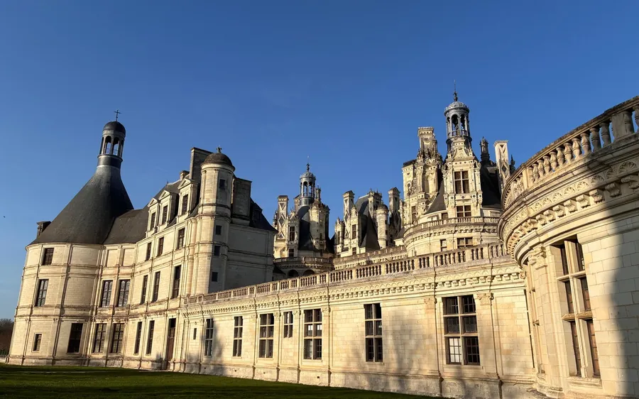 The château of Chambord in evening light